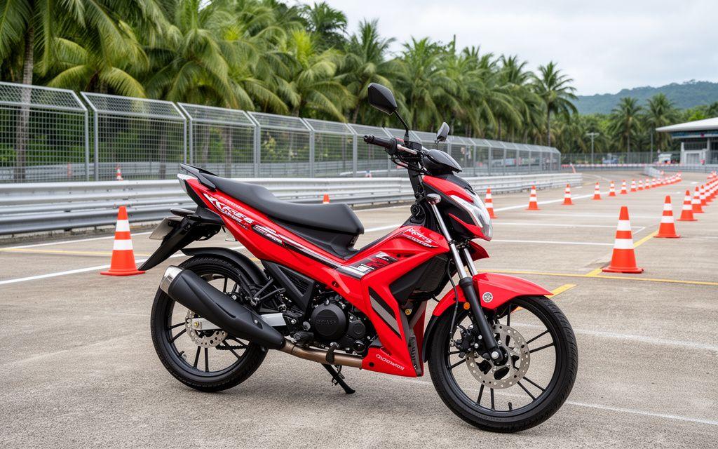 Modenas Kriss motorbike used for Class B rider training at Omnitura
